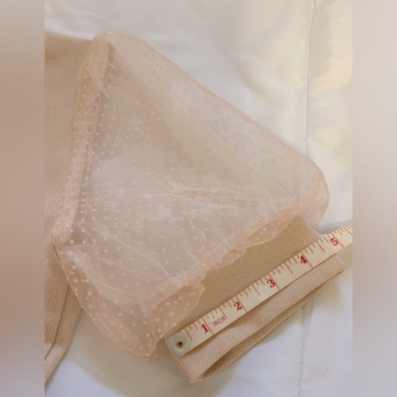 Oppane Peplum Top with Flocked Organza Puff Sleeves - Picture 10 of 12